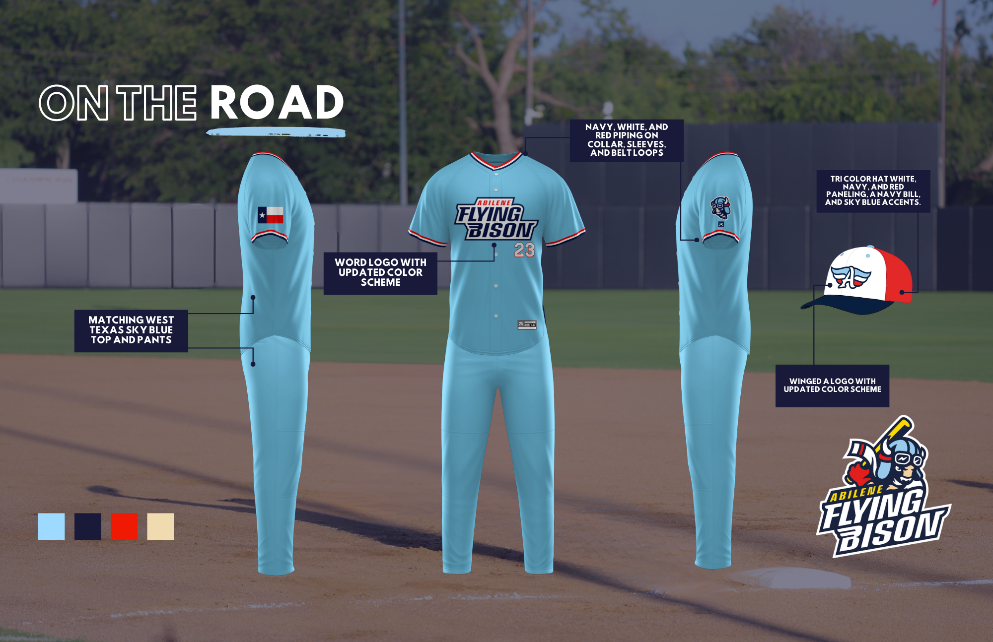 2026 flying bison road uniform